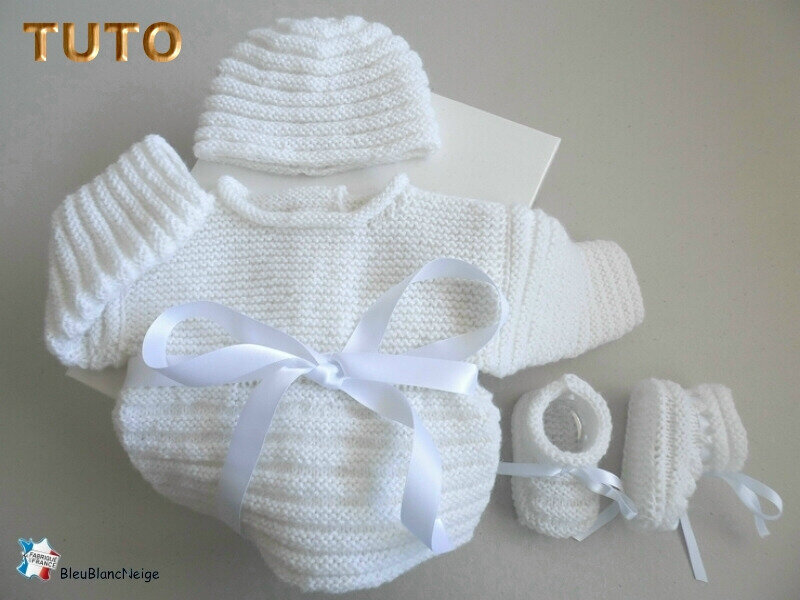 Tutoriel Tricot Brassiere Bonnet Chaussons Laine Bebe Explications Pdf Tuto Tricot Bebe