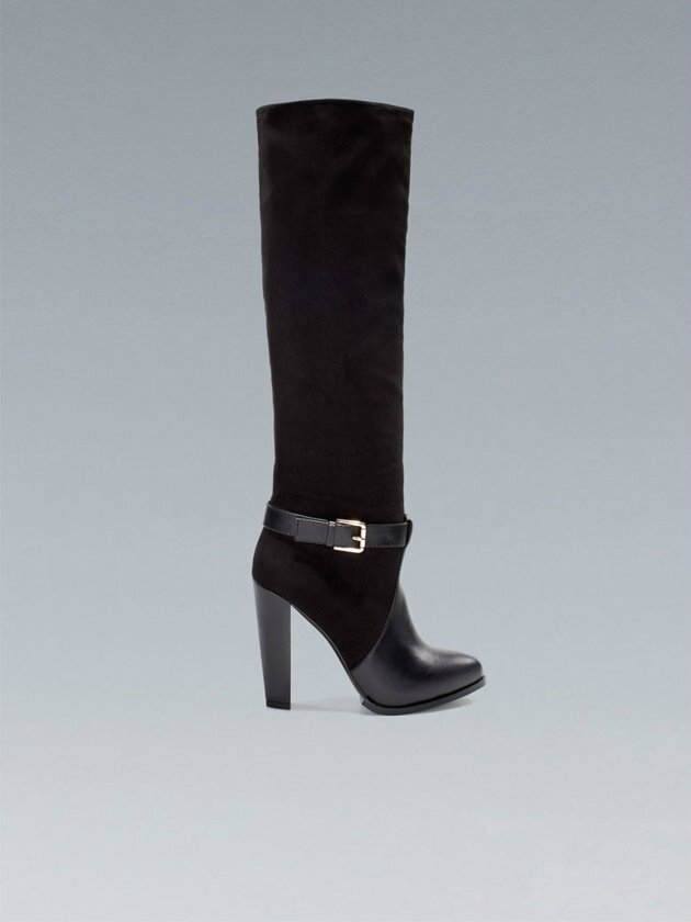 bottes noires talons hauts