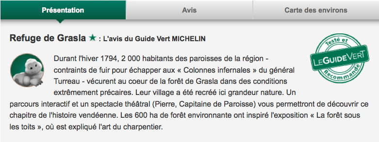 Guide vert Michelin