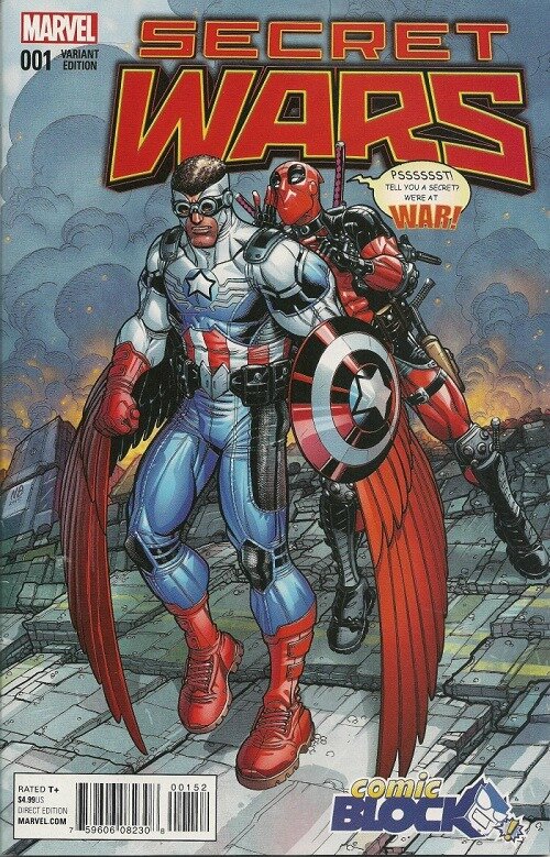 secret wars 01 comic block variant