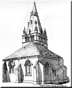Eglise de marnay 1942