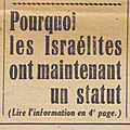 Articles antisémites de la Petite Gironde, août-octobre 1940