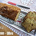 Cake aux oignons et olives
