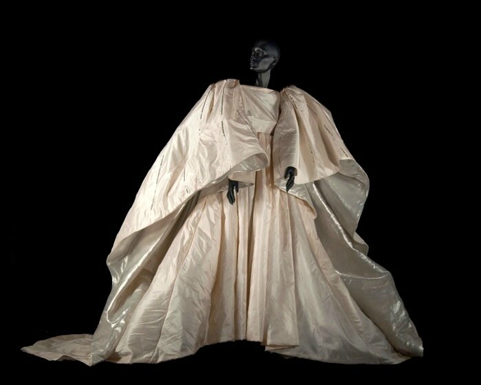 Scene dress created by Roberto Capucci for the vestal virgins of Norma by Vincenzo Bellini