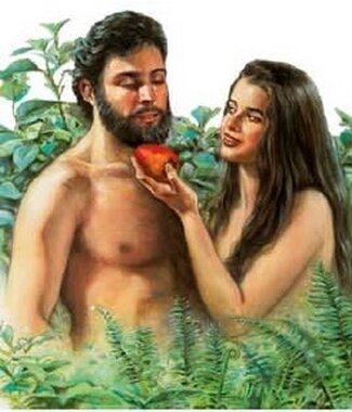 Adam et Ève-dans le Paradis