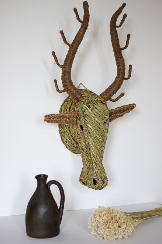 trophée-en-esparto-cerf-TRENDY-LITTLE