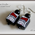 boucles d'oreilles Home sweet home