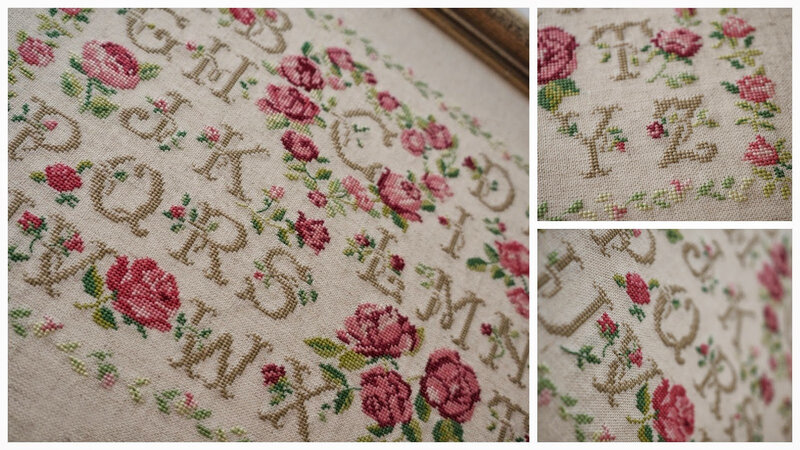 abécédaire boutons de roses 2