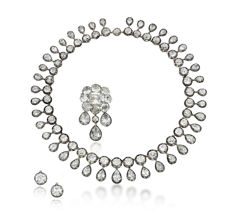 Diamond parure - Royal Jewels from the Bourbon Parma Family - Sotheby's November 2018