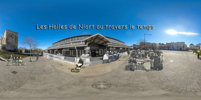 Les Halles de Niort au travers le temps