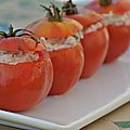 Tomates farcies au thon 