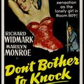 Fiche du film don't bother to knock
