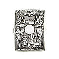 Chinese silver card cases & cigarette cases