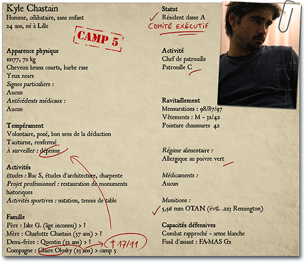 fiche perso Kyle