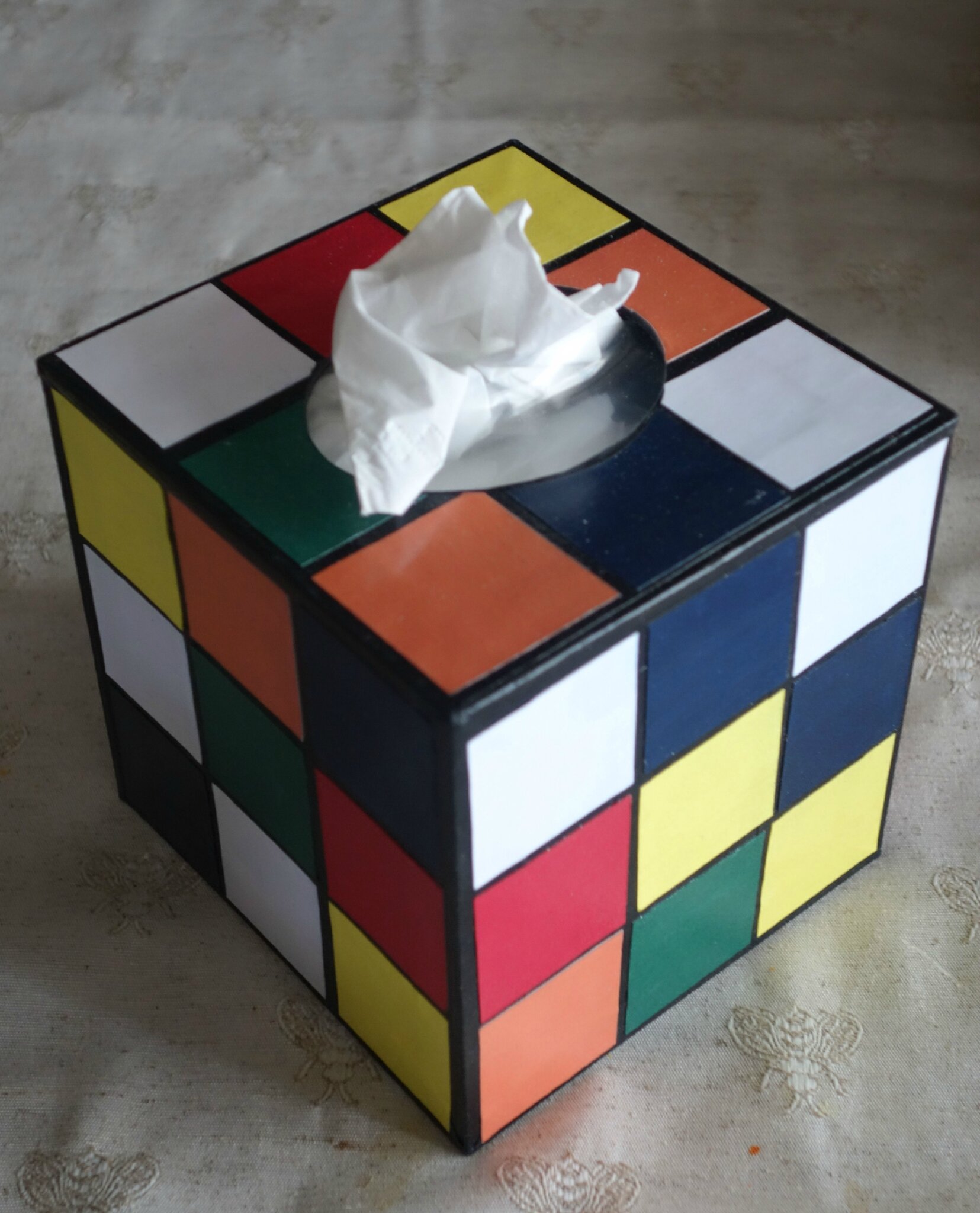 Boite de Mouchoirs Rubik's Cube