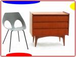 commode vintage teck