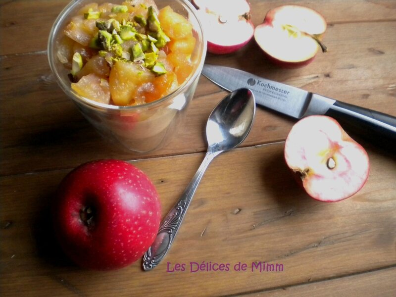 Polenta vanillée et pommes caramélisées 3