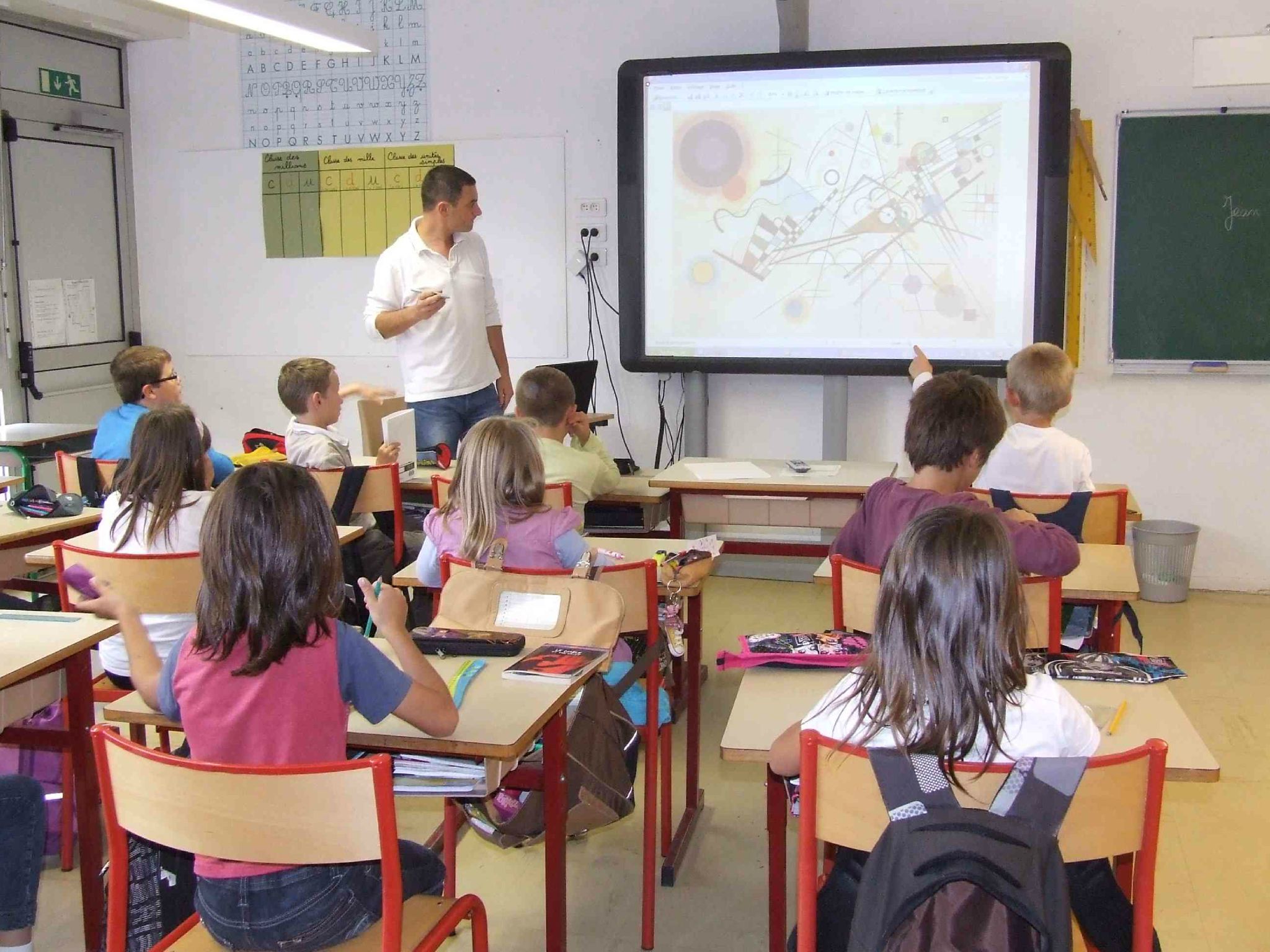 Pourquoi utiliser le tableau numérique interactif dans une classe de  primaire ?