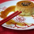 Crème caramel japonisante