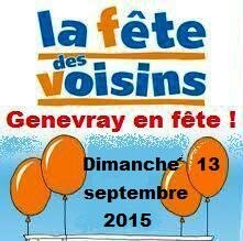 Fête voisins Genevray 2015