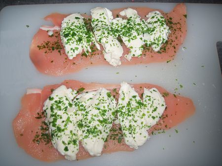 Escalope De Dinde Roulee A La Mozzarella Delphie S Delices