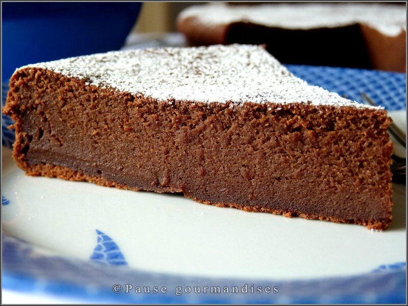Gâteau au chocolat et compote (6)