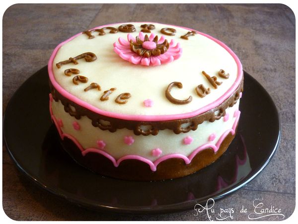 Gâteau violet - Au pays de Candice
