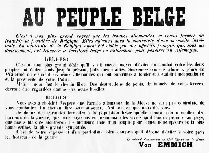 Au peuple belge