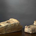 Deux modèles de fourneaux, Vietnam, Période Hán-Việt, 1er-3e siècle