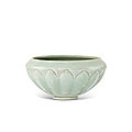 A longquan celadon 'lotus' washer, song dynasty (960-1279)