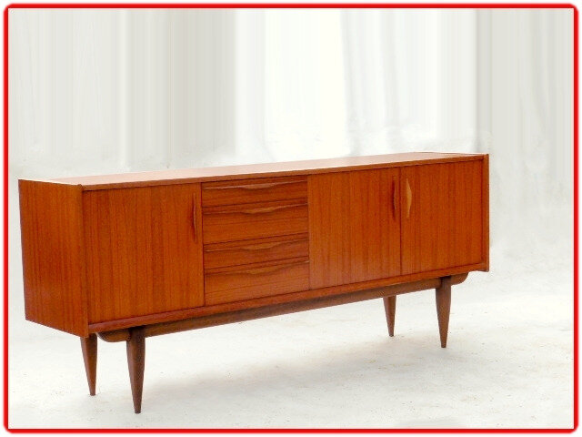 enfilade scandinave vintage 1960