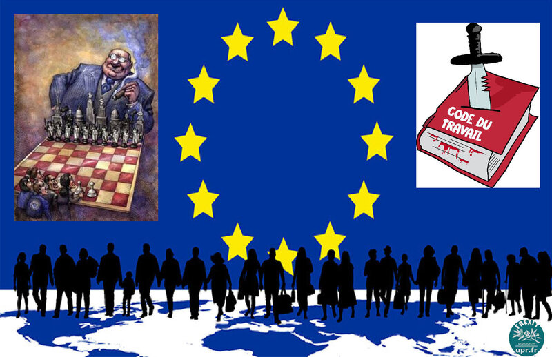 AFFICHE UE CODE DU TRAVAIL OLIGARCHIE