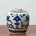 Petite jarre, Chine pour le Vietnam, dynastie Nguyễn (1802 - 1945)