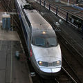 TGV A serpentant sur les aiguilles