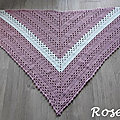Roselaine Half granny shawl 4