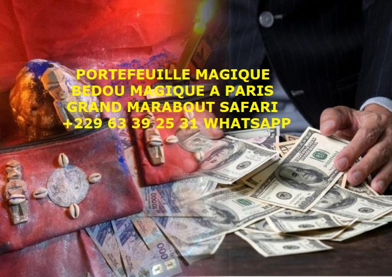 PORTEFEUILLE MAGIQUE - BEDOU MAGIQUE A PARIS