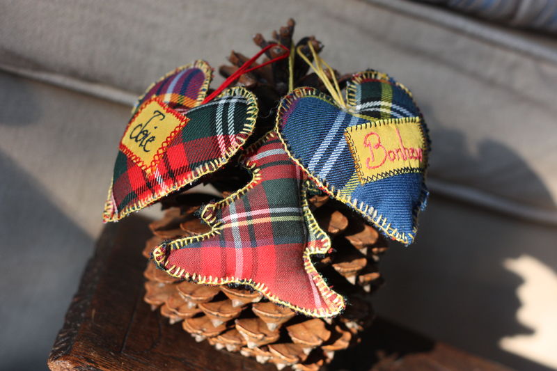 Déco de Noël en Tartan Ecossais - Le Cottage de Yoko