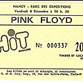 Pink floyd à nancy le vendredi 8 décembre 1972: c'était il y a tout juste 50 ans!