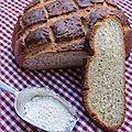 Francine - test #1 : pain à la farine milgrain