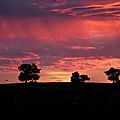 Coucher de soleil de la fin Août