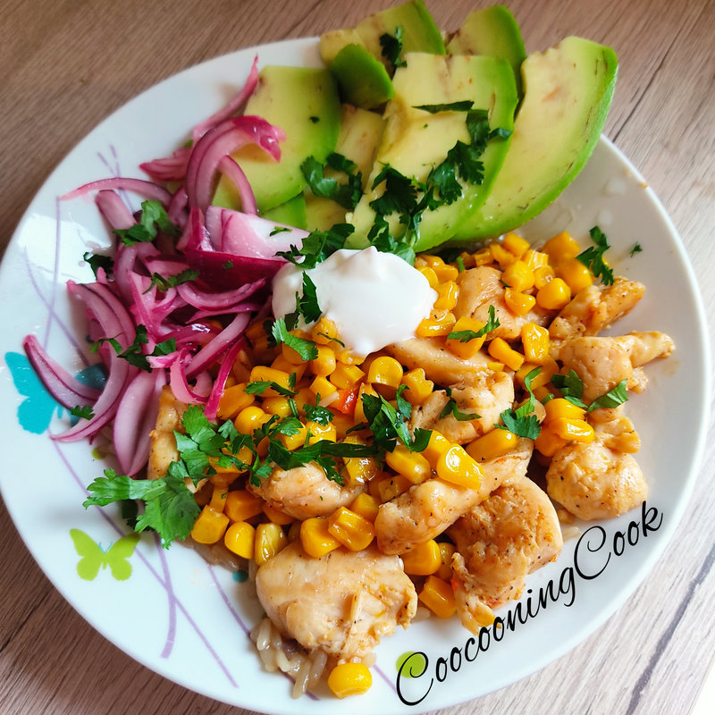 bowl au poulet