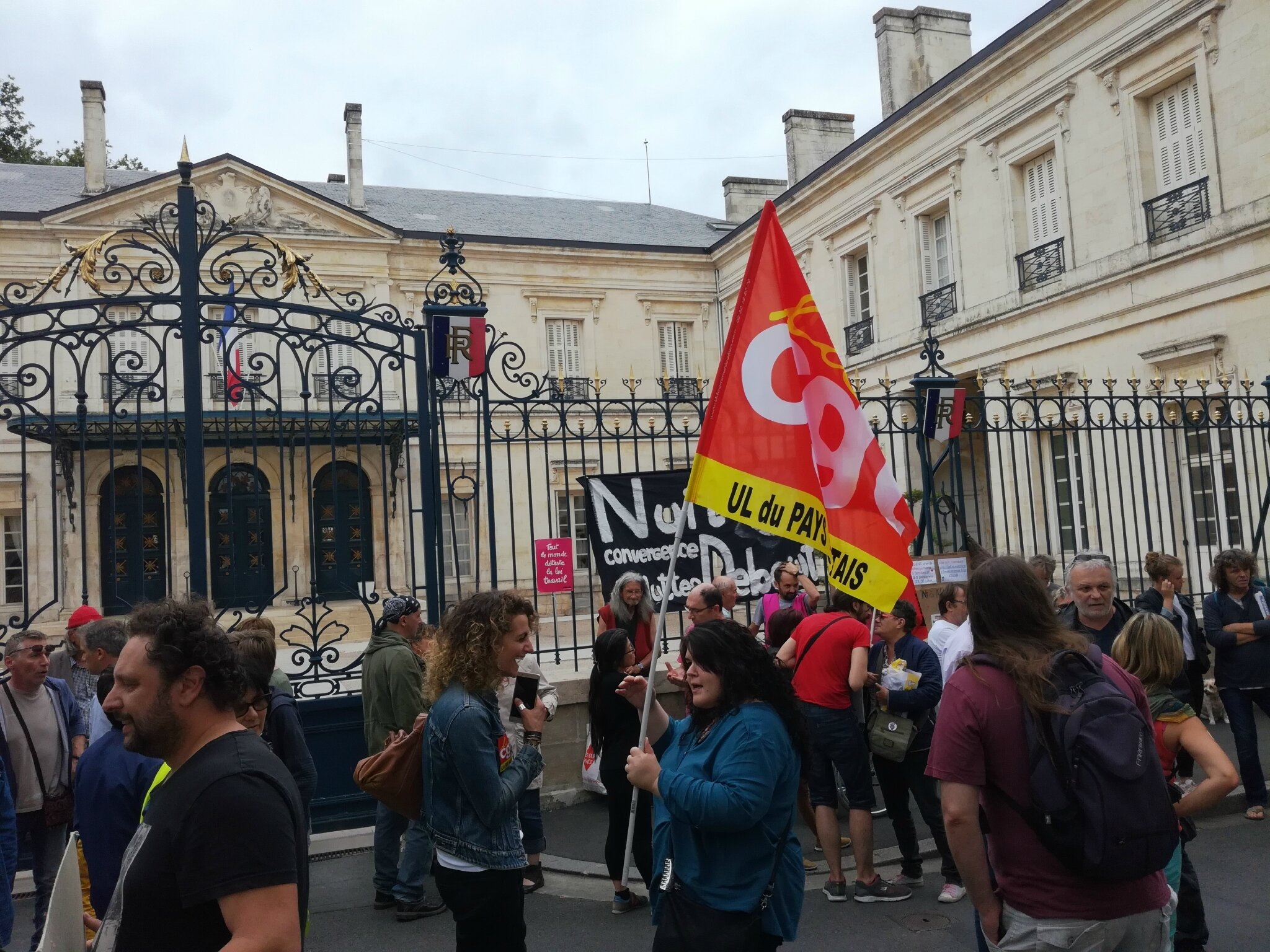 Greve Générale 12 Juillet 2022 Manifestation le 12 juillet 2017 contre la casse du code du travail