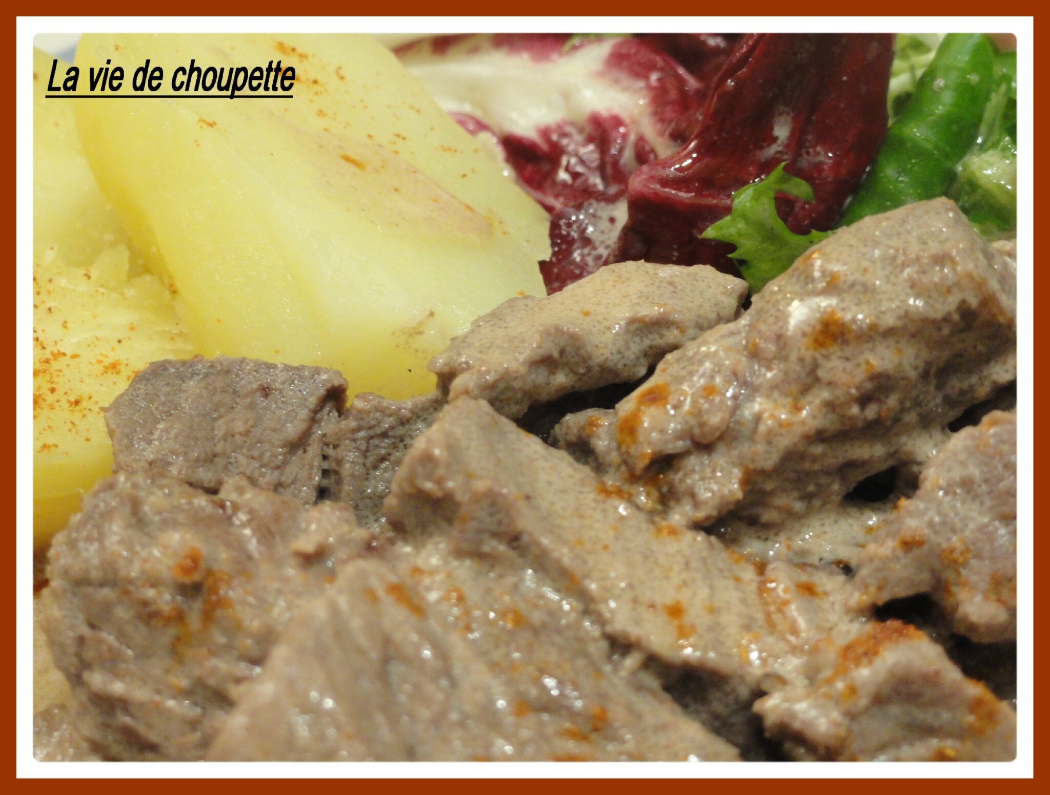 EMINCE DE BOEUF A LA CREME Quand Choupette et Papoune cuisinent