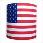 Applique lumineuse drapeau américain