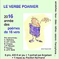 Concours verbepoaimer 2016 poèmes16 vers pourl'anxvi 6 prix présentés poésie été mathekis dyrek chasse palissier raveau melik