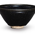 A jian 'hare's fur' bowl, song dynasty (960-1279)
