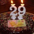 Mon gâteau d'anniversaire (29 ans déjà!)