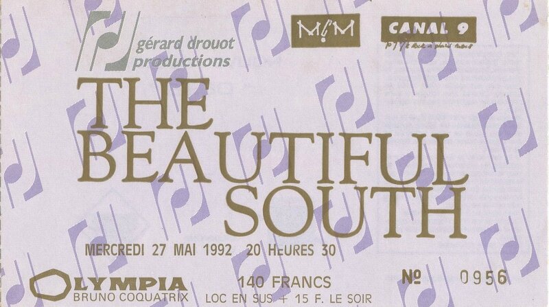 1992 05 The Beautiful South Olympia Billet