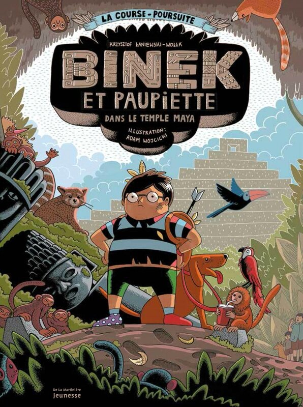Binek et Paupiette dans le temple maya
