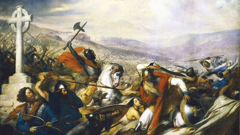 Charles Martel et la bataille de Poitiers steuben